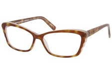 Betsey Johnson Obsessed Reading Glasses Women's Brown Optical Frame 54mm