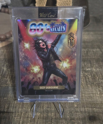 Wild Card 2026 80's Decades True 1 of 1 Ozzy Osbourne 1/1 T1D280-004