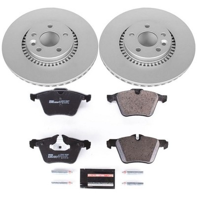 PowerStop Disc Brake Kit - Front - Fits Volvo S60 2011-2014, Volvo S80 2008-2014