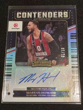 2025-26 Panini Contenders Euroleague Markus Howard Auto Gold /10 #CON-HOW