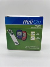 ReliOn Prime Blood Glucose Test Strips - 100Ct - Exp. Date: 09/2025 Ref. 296