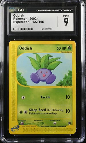 Oddish graded CGC 9 for sale on eBay