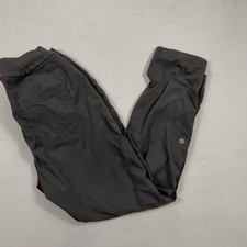 Lululemon Dance Studio Ruched Jogger Pants Mid Rise Size 8 Grey Activewear
