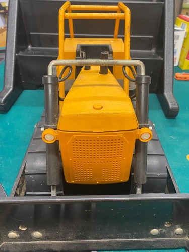 Bulldozer Mighty Tonka T-9 1968 vintage acero prensado ¡Muy bonito! Difícil de encontrar raro - Imagen 7 de 12