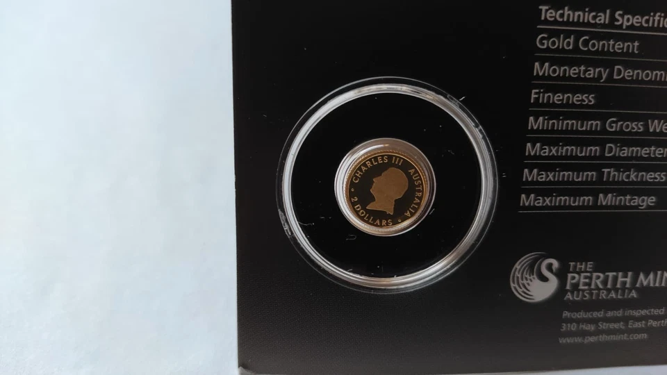 ★ 0,5 Gramm Goldbarren Kangaroo ★ The Perth Mint Australia ★ 2 Dollars - Bild 4 von 4