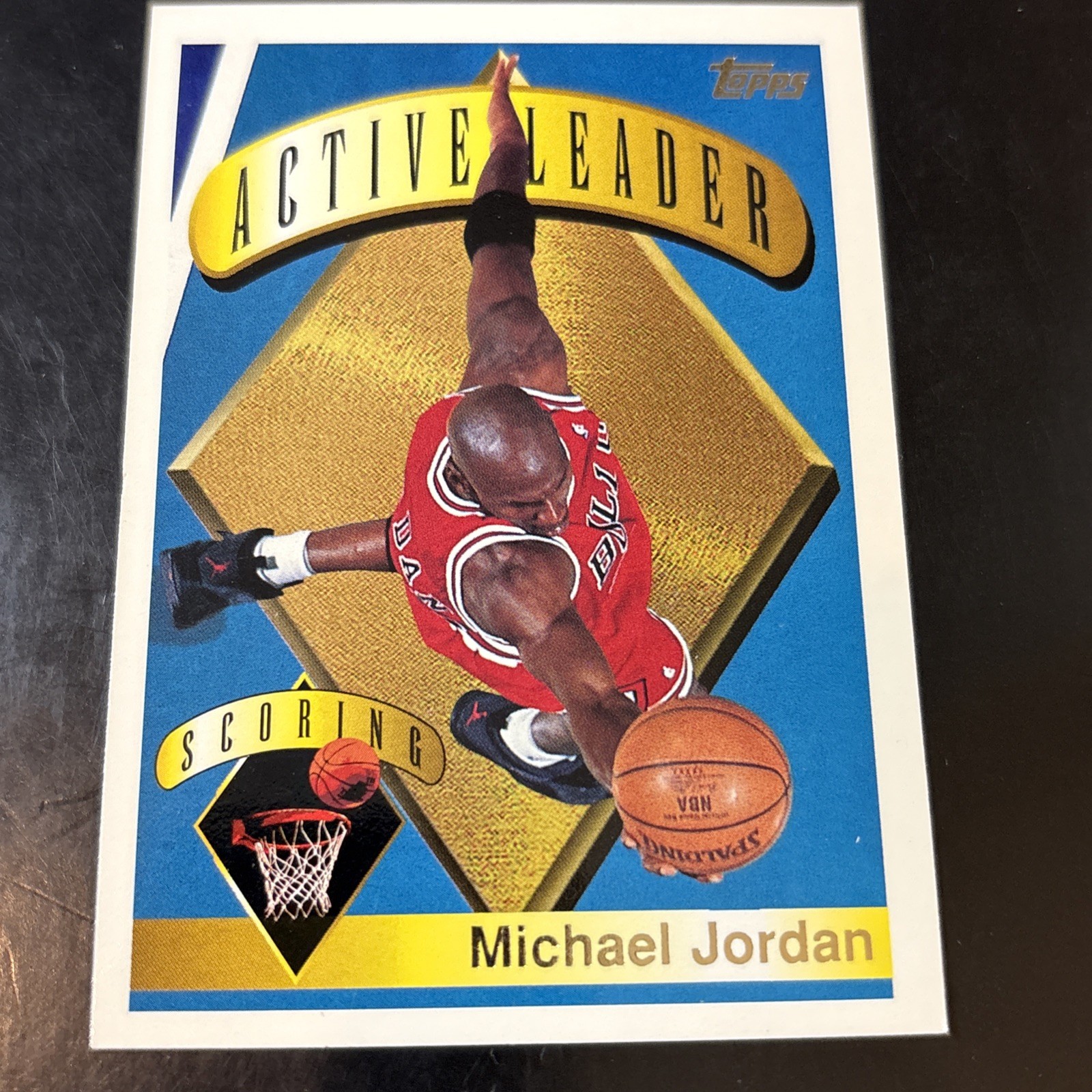 1995-96 Topps - Active Leaders Michael Jordan #1 Chicago Bulls