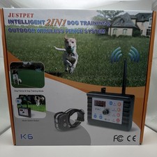 JUSTPET K6 Intelligent 2 in 1 Wireless Outdoor Dog Fence System