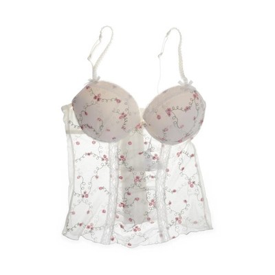 Flash Lights, Bustier, Größe: 75C, Weiß/Pink/Mehrfarbig #PFs