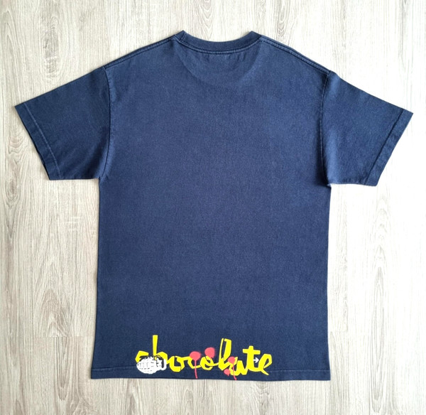 Vintage CHOCOLATE Skateboards Shirt L 90s Girl Skate Crailtap Lakai Baker Flip