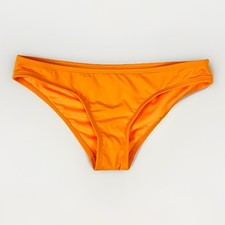 Kona Sol Hipster Bikini Bottoms Size M Low Rise Neon Orange NWOT