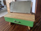 VTG MCM Dresser Vanity Dollhouse Barbie w Drawer and Mirror