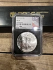 2012 MS-70 JOHN MERCANTI SIGNED NGC SILVER EAGLE - LOW MINTAGE EAGLE