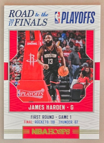 2017-18 Panini NBA Hoops Road To The Finals #d /2017 James Harden #34 Houston