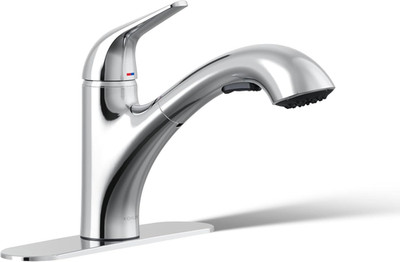 30612-CP Jolt Pull-Out Kitchen Sink Faucet, Two-Function Sprayhead, Touch Contro