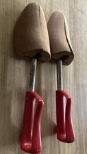 Vintage Pair of Rochester Shoe Tree Size M-4 Wood Inserts Shoe Keepers Travel