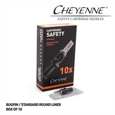 Cheyenne Hawk Safety Cartridge Tattoo Needles Box of 10 - 5.25 Round Liner