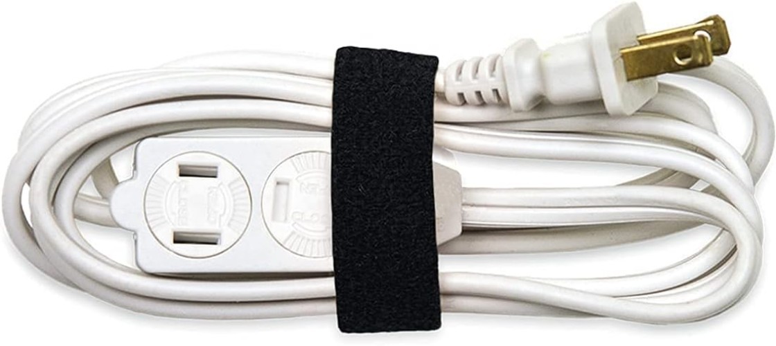 Ultimate Cable Management Bundle - 40 Heavy Duty Ties & Colorful Labels Included
