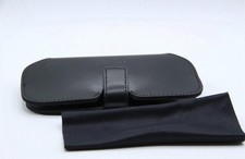 NEW SAINT LAURENT YSL STRAP LEATHER AUTHENTIC EYEGLASSES SUNGLASSES CASE CLOTH