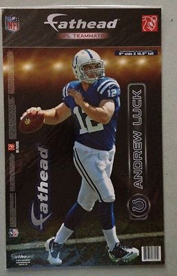 Andrew Luck Fathead Teammates - Indianapolis Colts 9'' x 16.5'' NEW