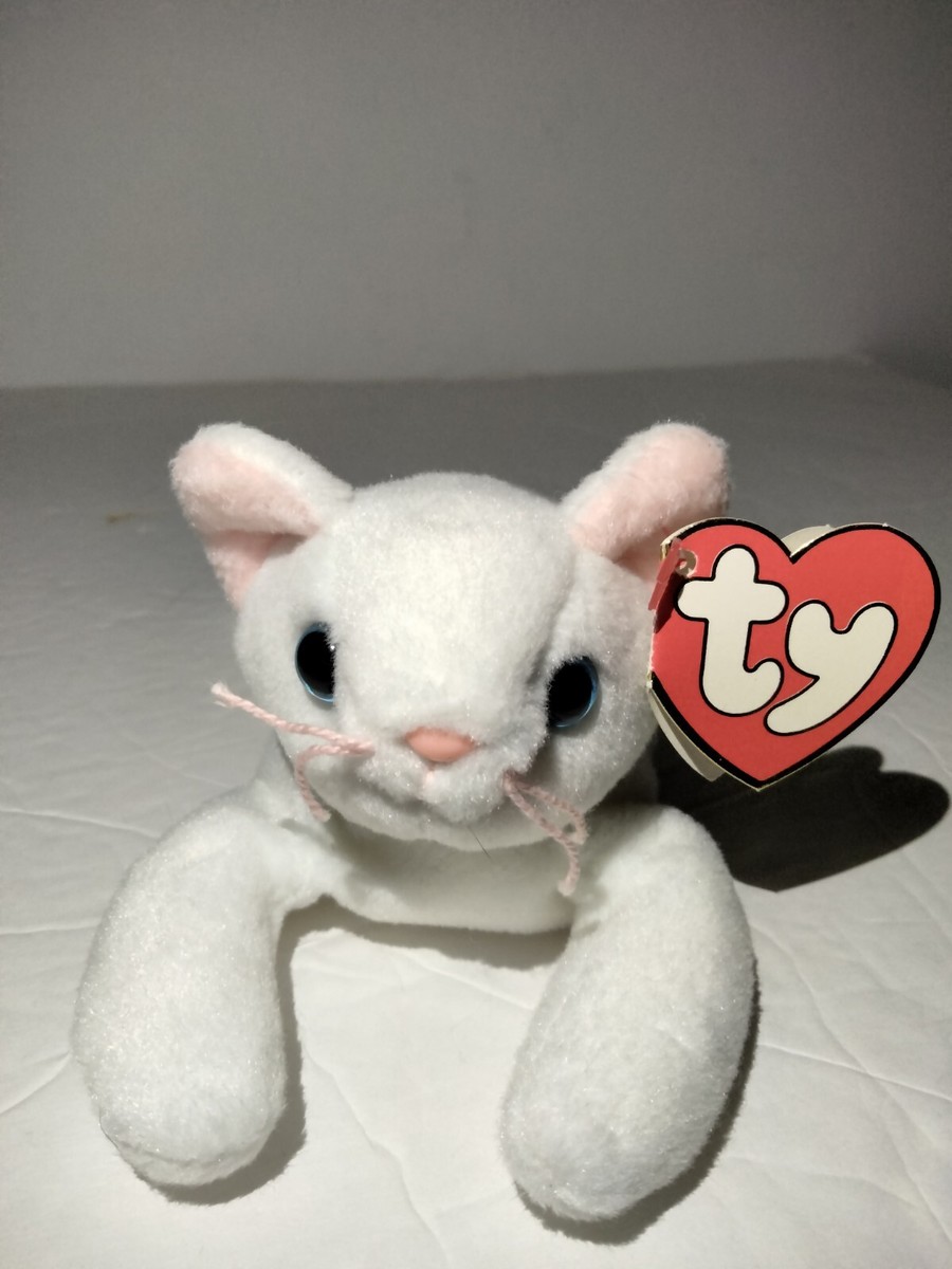 Ty Beanie Baby “Flip” the White Kitty Cat 3rd Gen/2nd | eBay