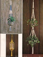 Bird Cage Plant Hanger Patterns - Craft Book: MM177 Macrame Ala Carte