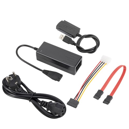 NEU USB auf IDE + SATA Adapter für 2,5" & 3,5" HDD SSD Festplatten Festplatte DE - Bild 9 von 12