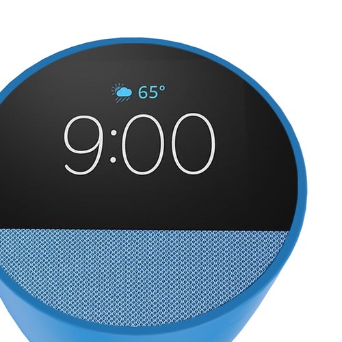 Silicone Protective Cover Case for Echo Spot (2024 Release)(Black) FR - Afbeelding 4 van 11