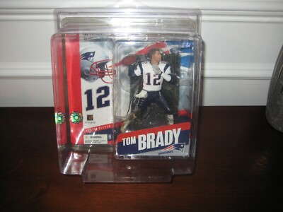 MCFARLANE NFL 11 TOM BRADY NO HELMET NO EYE BLACK SUPER CHASE VARIANT  PATRIOTS