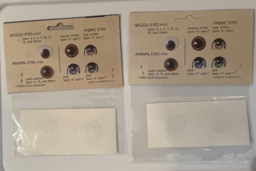 Menge 2 Vin.1985 Doll Eyes The Eyes Have It! #3949 3/4"" Kitty & Blitz NEU - Bild 2 von 4