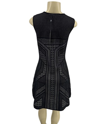 NEW Vertigo Small VT34317d A-Line Knit Mini Dress Sleeveless Scoop Neck 22-19 - Picture 3 of 10