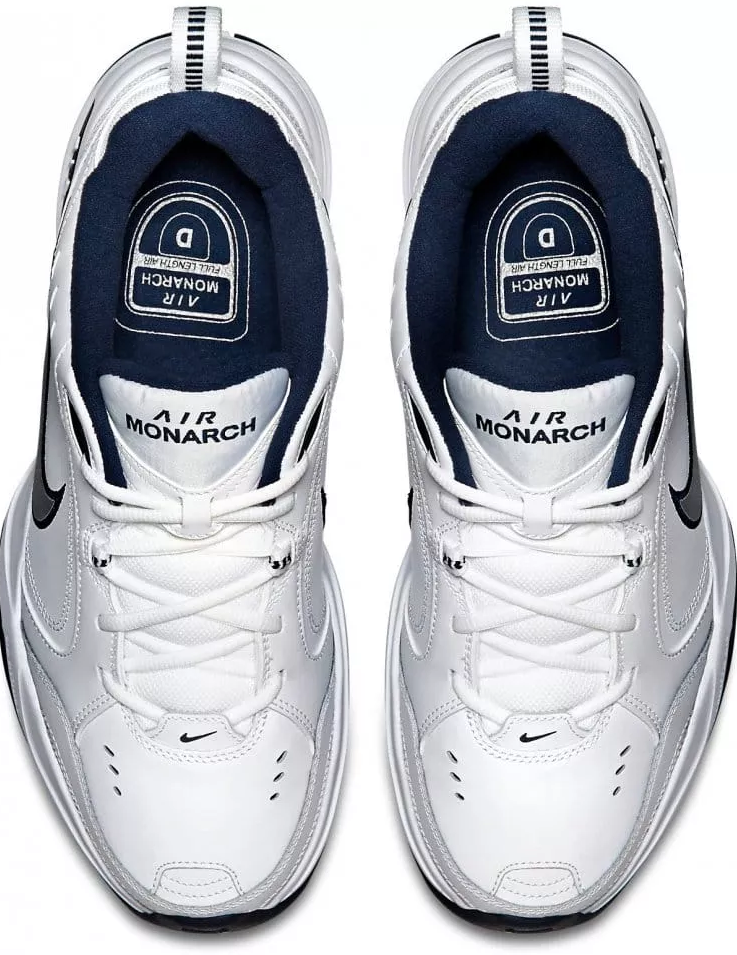 Nike Air Monarch IV White Blue Size 6-15 US Mens Athletic