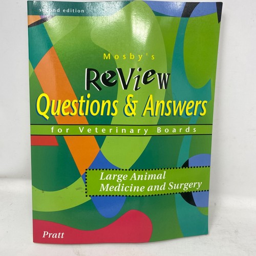 Mosby's Review Questions & Answers For Veterinary Boards: Large Animal Medic...