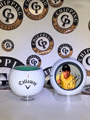 Custom ''JORDAN SPIETH'' Auto Golf Ball Shot Glass - Hollowed Golf Ball