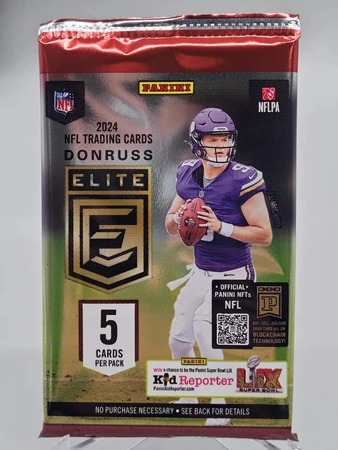 RIP AND SHIP - (5x PACK) 2024 Panini Donruss Elite Football Hobby Box
