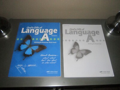 Abeka 4th  Grade Language  A Writing and Grammar # 98752 # 105627 Student Books