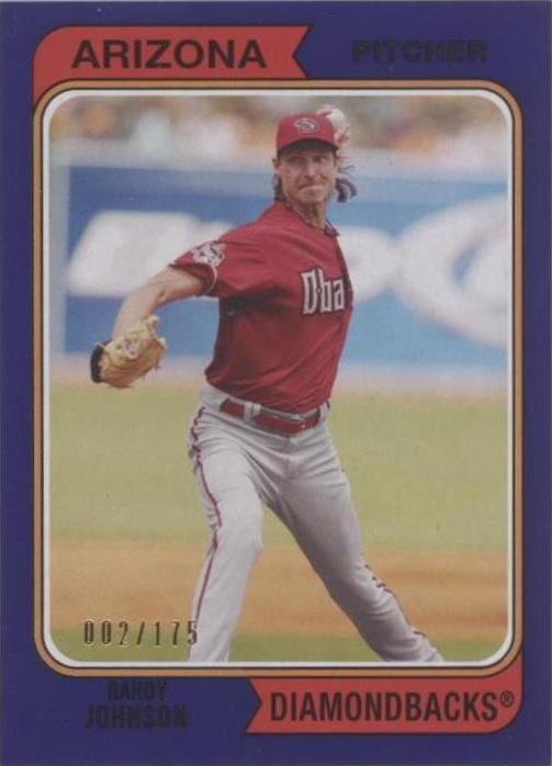 2020 Topps Archives - 1974 Topps Randy Johnson #109 Purple /175 for ...