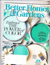 BETTER HOMES & GARDENS MAGAZINE----APRIL 2021