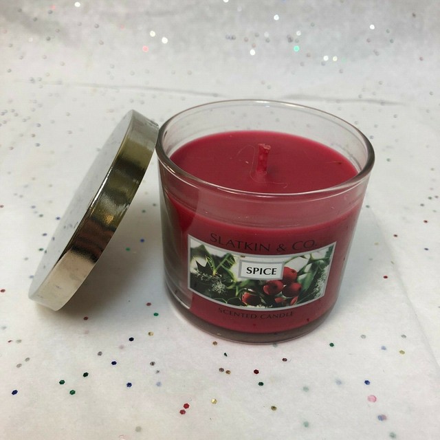 Slatkin & Co Spice Holiday Scented 4 oz Jar Candle eBay