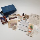 Vintage Custom Dry Fly-Making Kit with Feathers, Tools, and Supplies
