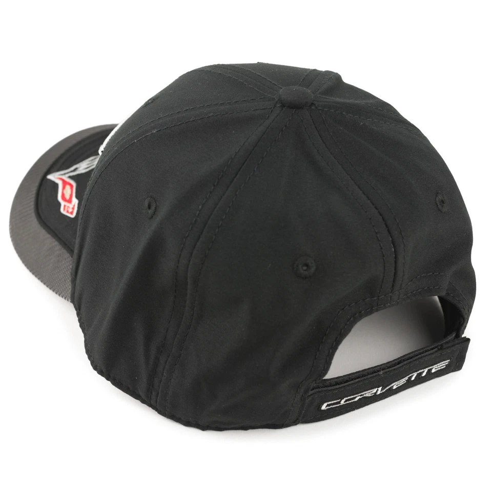 Gorra negra Chevrolet Corvette C7 Z06 sobrealimentada de fibra de carbono - Se envía en caja Foto 2 de 4