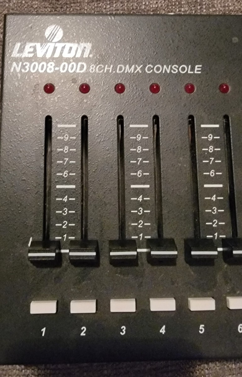 Leviton N3008-00D 8 Channel DMX Console | eBay