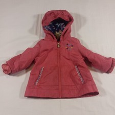 London Fog Jacket Girls 12M Pink Fleece Lined