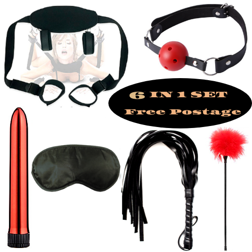 Bondage Beginners Starter Kit Pack Cuffs Restraint Fetish Adult/Sex Toy BDSM - Picture 1 of 18
