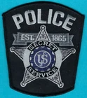 U.S. SECRET SERVICE TACTICAL POLICE PATCH BLACK