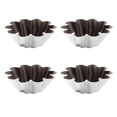 4Pcs Eggs Tart Molds Aluminium Small Tart Pans Line Molds Bakings Cups