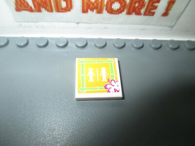 Lego - 1x Fliese verziert 2x2 Blume männlich Muster 41008 3068bpb0746