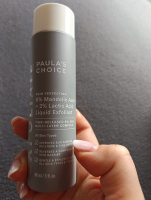 Paula Skin Perfecting 6% Mandelic + 2% Lactic Acid Liquid Exfoliant (88ml) NEU