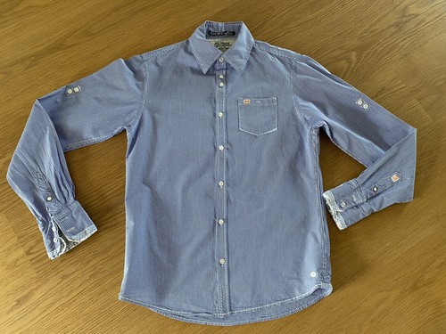 Scotch Hemd Langarm Gr. M in Blau/weiß wunderschön - legerer Look