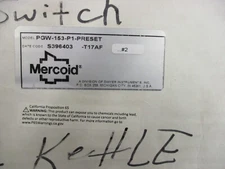 NIB Mercoid DWYER Gas/Differential Pressure Switch PGW-153     PGW-153-P1-PRESET