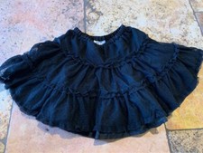 Hanna Andersson Size 3 90cm Black Tulle Skirt